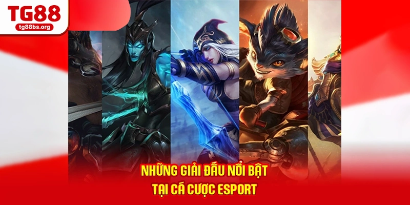 Những giải đấu nổi bật tại cá cược esport