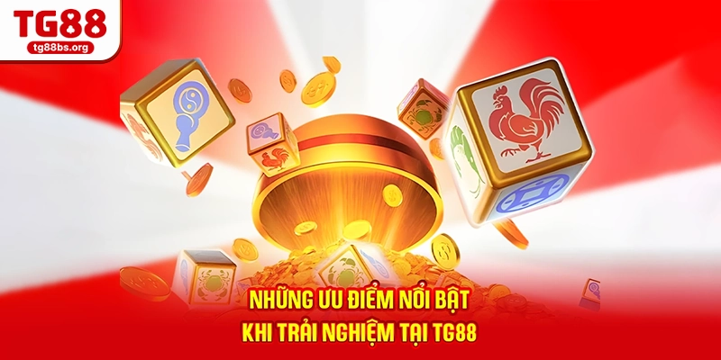 Những ưu điểm nổi bật khi trải nghiệm tại TG88